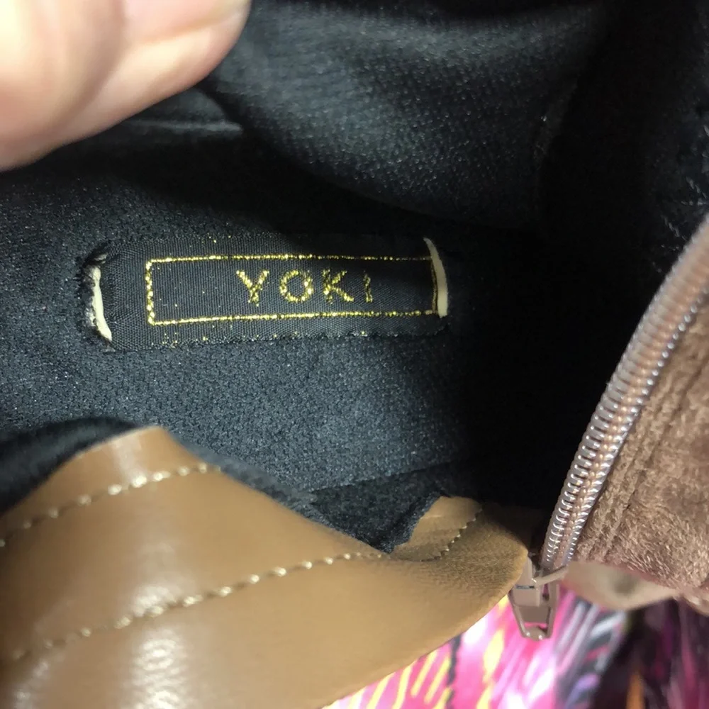 NWOT YOKI style Bridget over the knee boots 3.5” heel suede size‎ 9